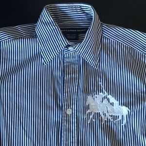 Ralph Lauren sport striped long sleeve button up
